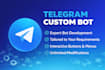 build a professional telegram bot using python