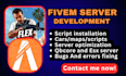 develop or fix your fivem server
