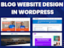get a responsive wordpress blog website