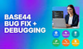 base44 bug fixing, base44 debugging, and vibe coding cleanup