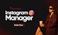 be your instagram manager