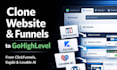 create, clone or migrate website on gohighlevel kajabi or loveable go high level
