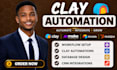 setup clay com automation, apollo io, airtable automation, airtable expert