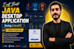 build java desktop application with swing or javafx from scratch