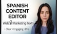 edit and proofread spanish web or marketing content
