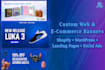 design high converting banners for shopify, wordpress and websites