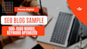 write SEO optimized blog posts that rank on google