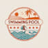 design a modern and professional swimming pool logo
