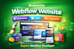 develop figma to responsive webflow website with cms ecommerce expert