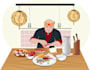 create a custom illustration and clean vector artwork