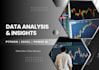 analyze data using python excel and power bi dashboards