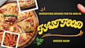 design fast food discount promo facebook post