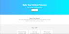 create a responsive HTML CSS website