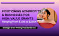 write a professional grant proposal and grant application