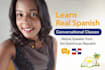 help you speak real spanish through friendly conversation