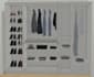 create a PDF document with several closet design options