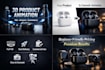 create cinematic 3d product animation for ads, amazon, brands and ecommerce