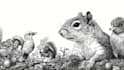 create ink drawings of animals and pets