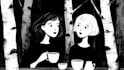draw simple black and white illustration