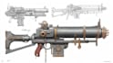 create weapon design and illustration