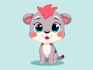 draw cute cartoon animal character