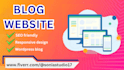 create a blog website for you