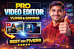 edit cinematic and engaging vlogs