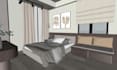 create detail interior 3d design in sketchup and rendering