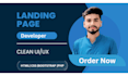 create a responsive front end website using HTML CSS bootstrap php