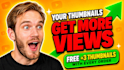 design clickable youtube thumbnail for your gaming vlog and podcast