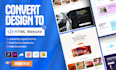 convert figma to HTML responsive website