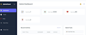 develop laravel backend with API and database