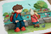 draw captivating children book and storybook illustrations