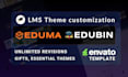 install and customize eduma, edubin, or edumall,  wordpress lms theme