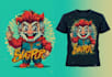 create custom vintage cartoon mascot and tshirt design