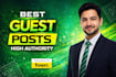 create manual high quality guest post, seo backlinks, guest posting service
