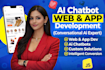 do ai mobile app development,android app, ios app, ai chatbot, flutter developer