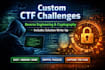 create custom ctf challenges in reverse engineering and cryptography