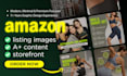 design professional amazon product images a plus content and storefront graphics