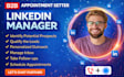 be your b2b b2c appointment setter and linkedin sales manager