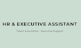 support your admin as an HR and executive assistant