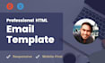 code a clean responsive HTML email newsletter