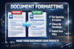 professionally format and clean your documents