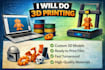 provide high quality 3d printable models for you