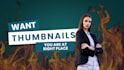 design creative thumbnail designs, social posts and banners