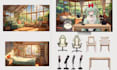 draw vtuber assets, background, vtuber props in anime style for live2d streaming