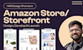 design a premium amazon storefront with full branding