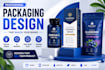 design professional product packaging and 3d box mockups