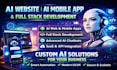 build ai website, ai saas app, ai software, and smart chatbot