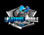 design luxury mobile media blasting logo